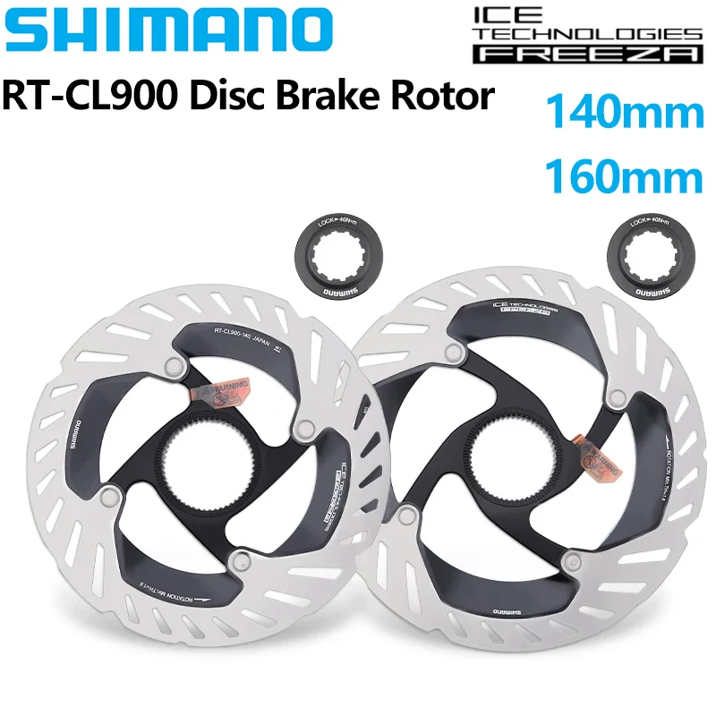

Shimano RT-CL900 140mm 160mm Rotor ice Technology Brake Disc Internal Lock Disc Rotor Road Mountain Bikes Disc Rotor Bike Parts
