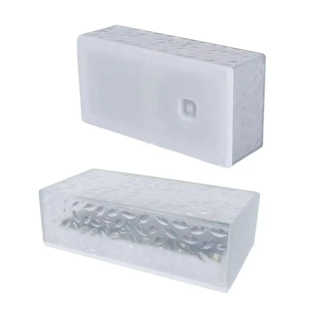 Solar Powered Solar Brick Light LED Waterproof Outdoor Solar Lights Ground Mounted Rectangular Paver Landscape Lights