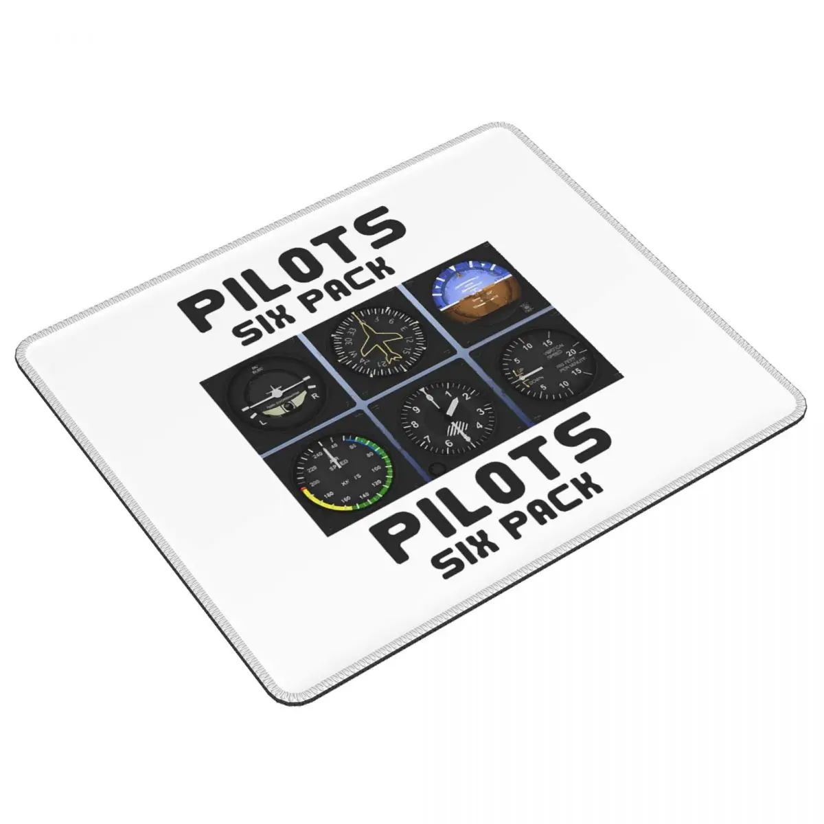 

Flight Simulator Pilot Six Pack Flight Instruments Mouse Pad Computer Keyboard Mouse Mat Gaming PC Desk Mat Office Table Mats