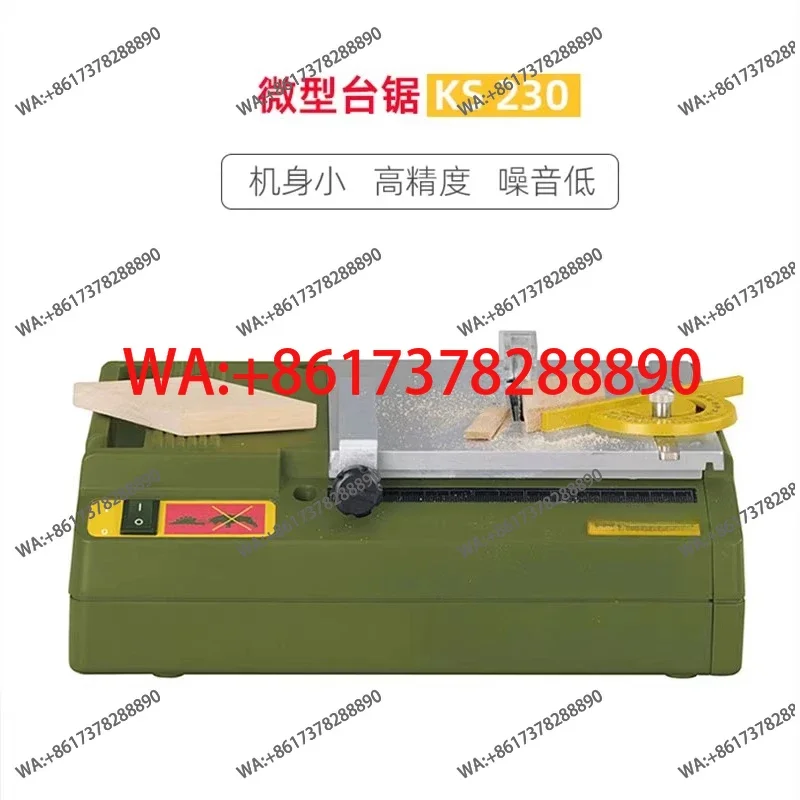 Table Saw Small Cutting Machine Household Precision Table Saw Woodworking  Mini Magic Disc