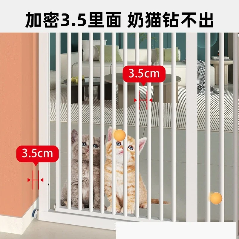 Dog pet fence No punching door fence Special isolation door for large dogs Cat Cat fence Anti-cat