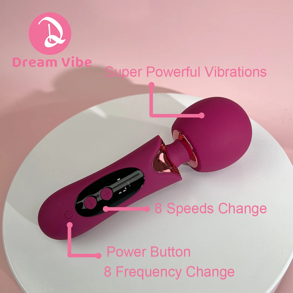 عصا هزاز قوية للغاية اهتزازات عميقة رملي رأس مرن لعبة جنسية جديدة الجسم الاسترخاء مدلك متعة النساء 18 + سرية #2