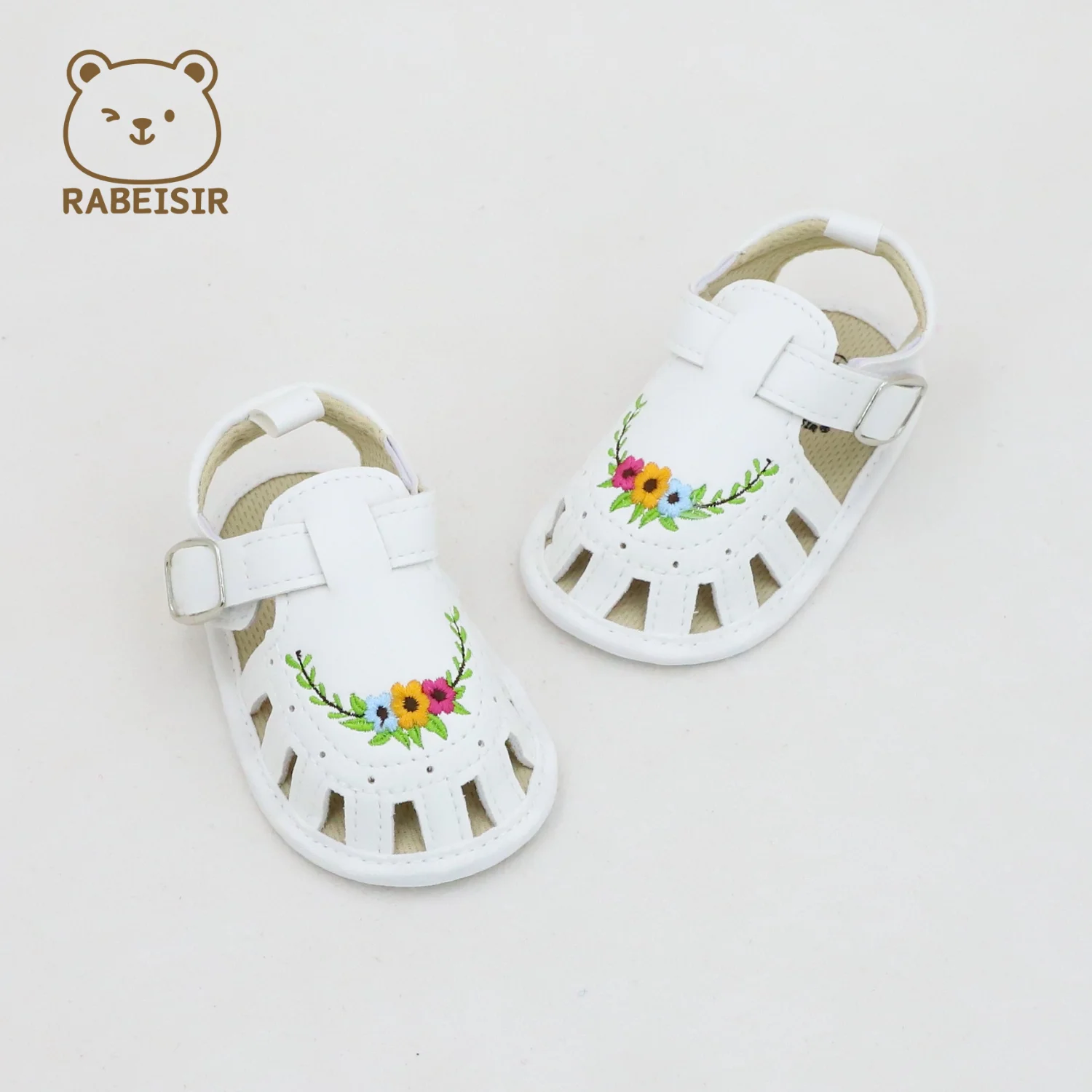 

Spring and summer baby sandals, baby walking shoes, soft sole, breathable, 0-1 and a half year old female baby sandals