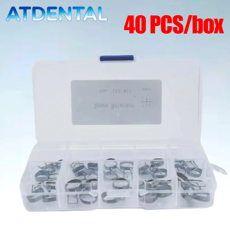 

Стоматологические моларные бандажи (40 шт.) для детей: ортодонтические фиксаторы пространства, инструменты для удержания зубов, брекеты (32 шт.) # 41 # Размер