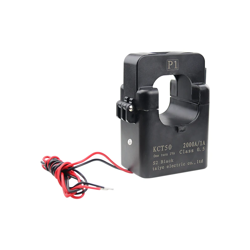 3PCS Split Core Current Sensor Open Type Metering Current Transformer KCT50 300A/5 800A/5 1500A/5 1000A/5 Flame Retardant ABS