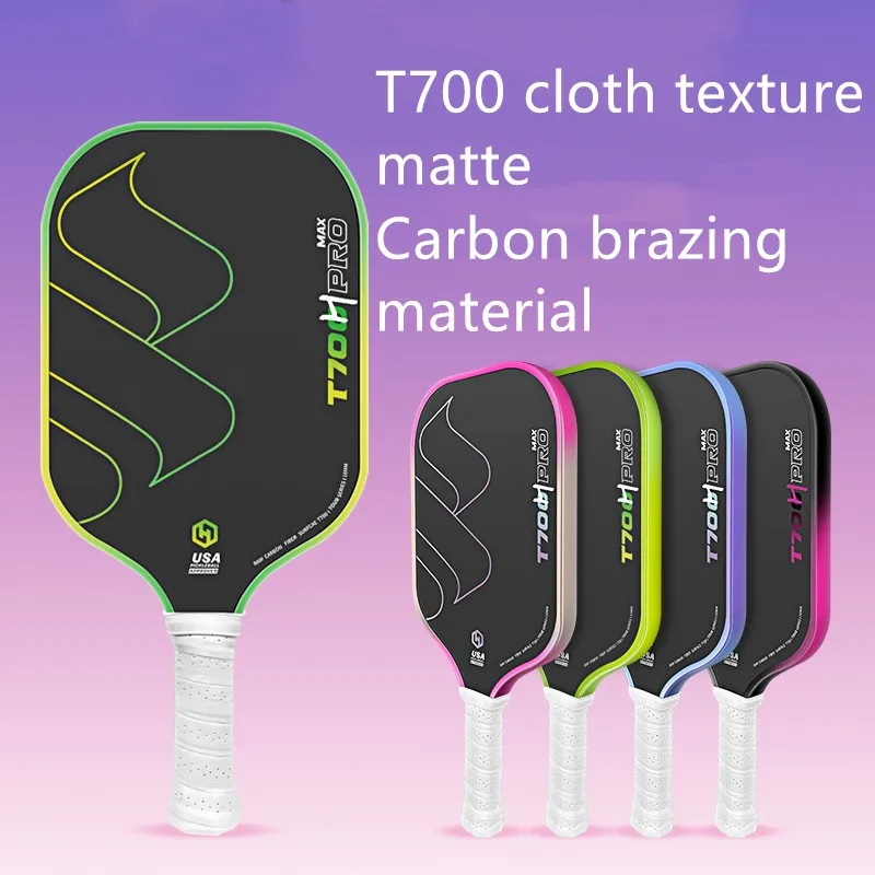

Ракетка Pickleball T700, текстура ткани, матовый карбоновый паяльный материал, профессиональная ракетка Pickleball для мероприятий