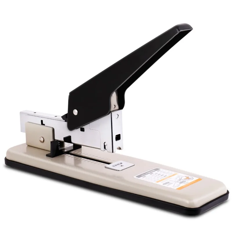 

Paper Book Desktop Metal Stapler 24/6 Long Arm Heavy Office Stapler
