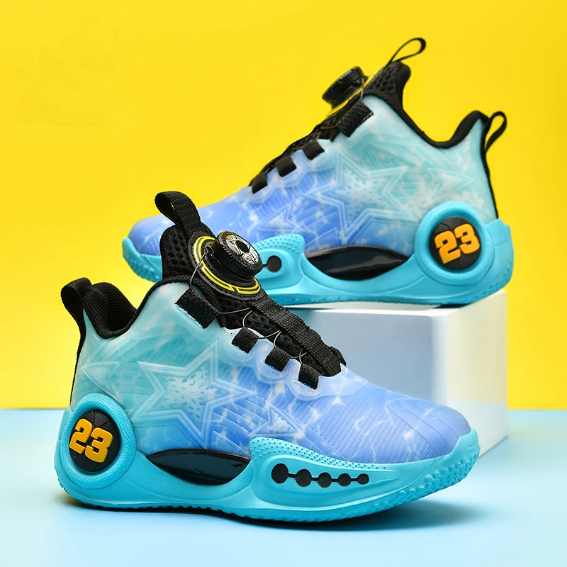 

Детские баскетбольные кроссовки на мягкой подошве, амортизирующие, дышащие, модные, легкие, удобные кроссовки для детей