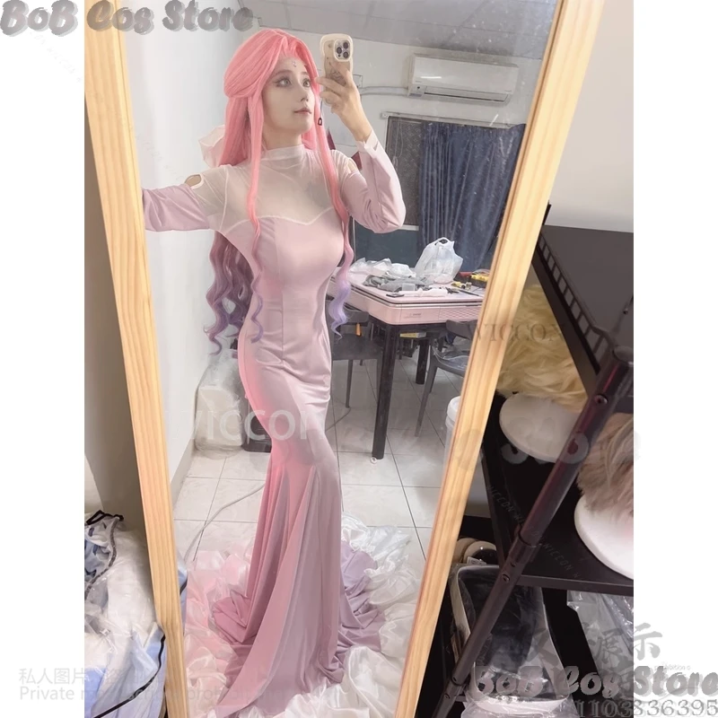 Mizi R5 Anime Alien Stage Cosplay Costume Ruler Of My Heart Pink Dress Lolita Wig Woman Girl Cos Outfit Halloween Customized