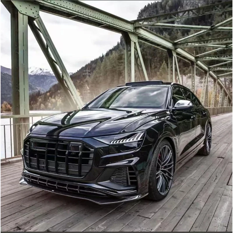 

Upgrade Q8/SQ8 2019 2020 2021 2022 2023 2024 ReaI Carbon Fiber Front Bumper Lip Spoiler Kit