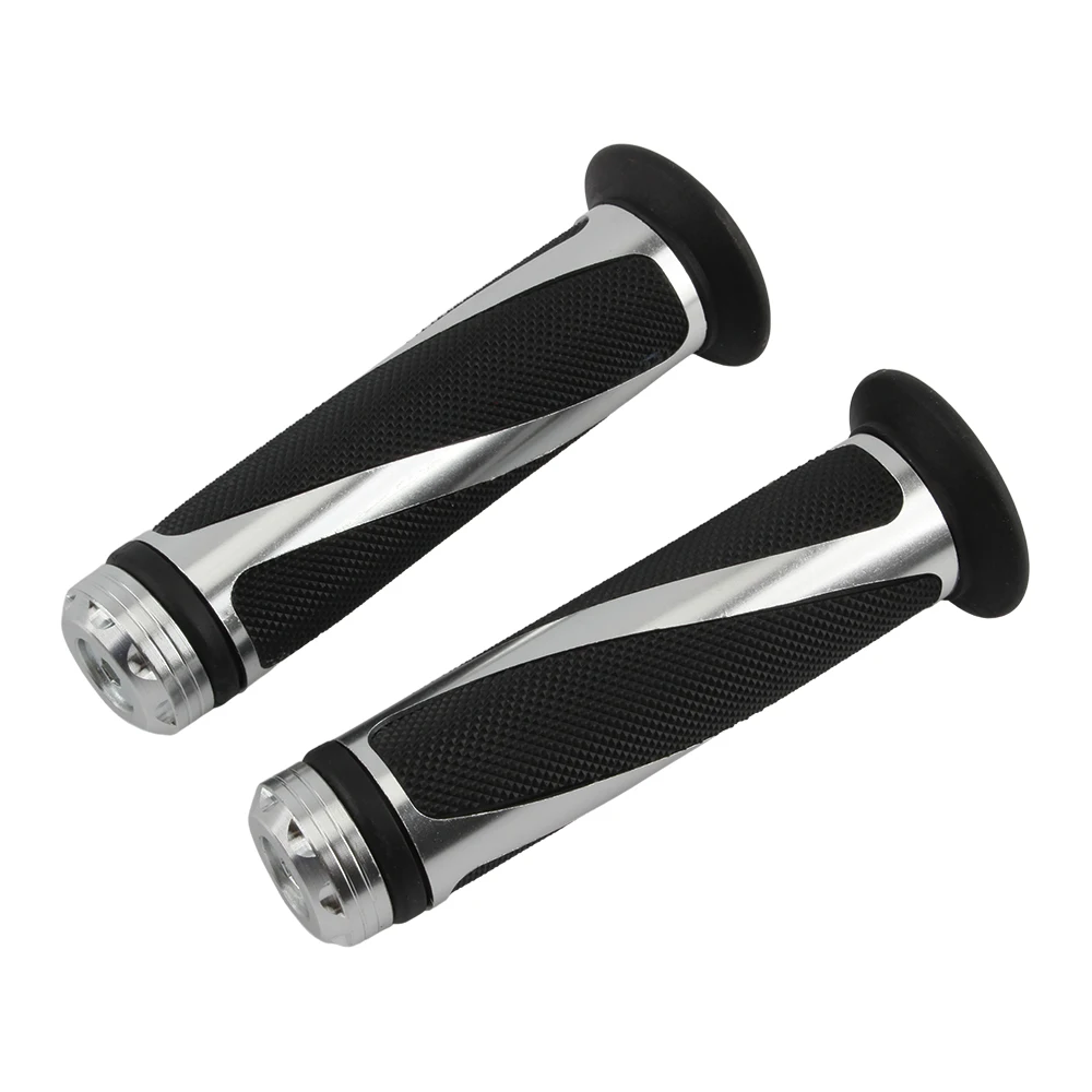 Motorradgriff 7/8 "22mm Universalgriff Lenker CNC für Kawasaki Honda Yamaha Suzuki Benelli Ducati Roller Ebike Motorrad