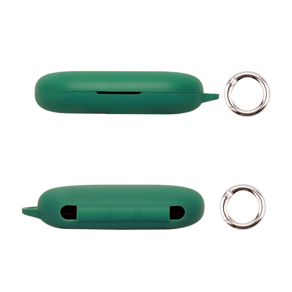 

For NANK Wing Wireless Earbuds Protective Silicone Case Shockproof Cover with Carabiner for Headphones Charging Case
