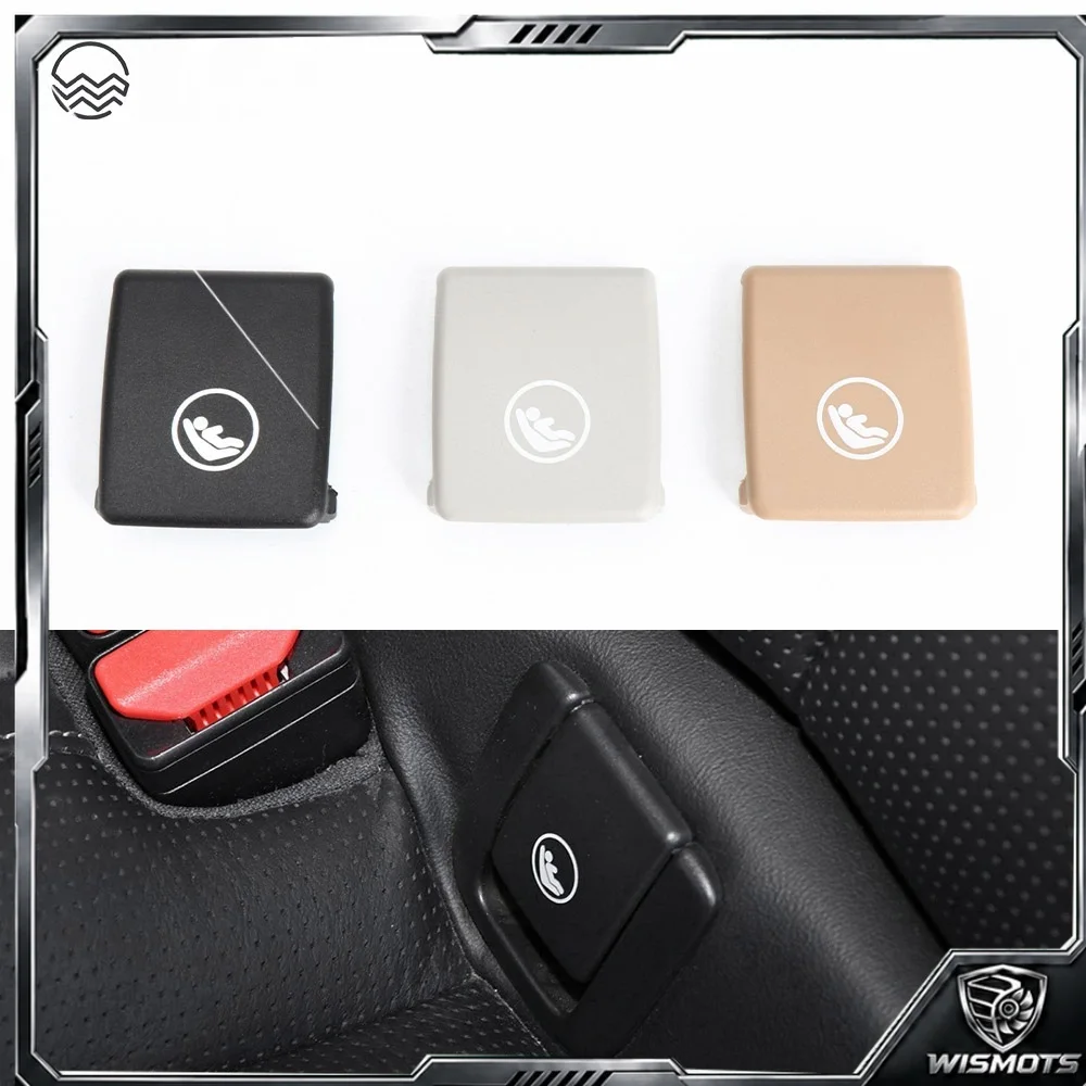 Car Rear Child Seat Fixing ISOFix Cover Hook ISOFIX Cover Child Restraint Switch For Volvo V60 V90 XC40 XC60 S60 S90