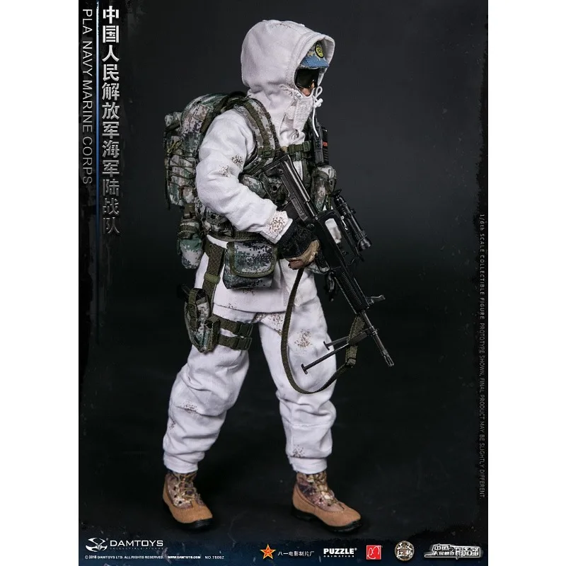 DAMTOYS 正規品 No.78068 PLA 海軍海兵隊 NO.78062 1/6 中国平和維持軍 - 聖なる平和維持軍の PLA 可動モデル