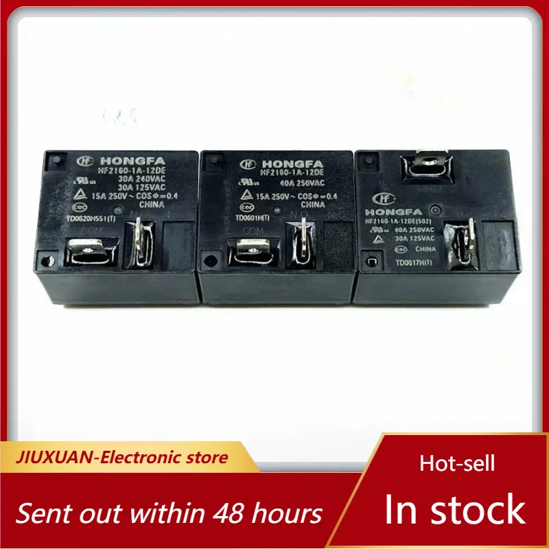 New 1pcs/lot New 1pcs/lot HF2160-1A-12DE 12VDC 30A 40A 4pins Hongfa genuine air conditioning relay