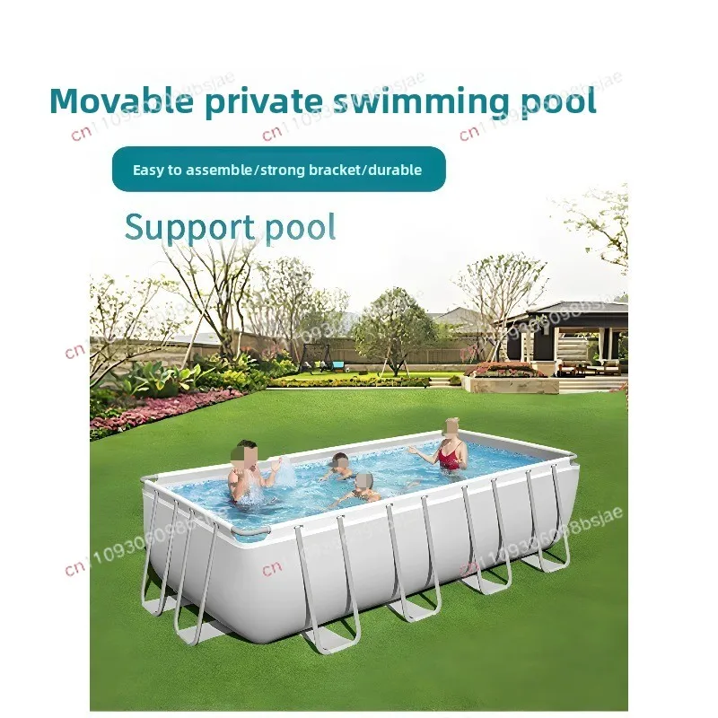 Large adult bracket swimming pool Children's home family No inflatable paddling pool Adults and children Outdoor swimming pool