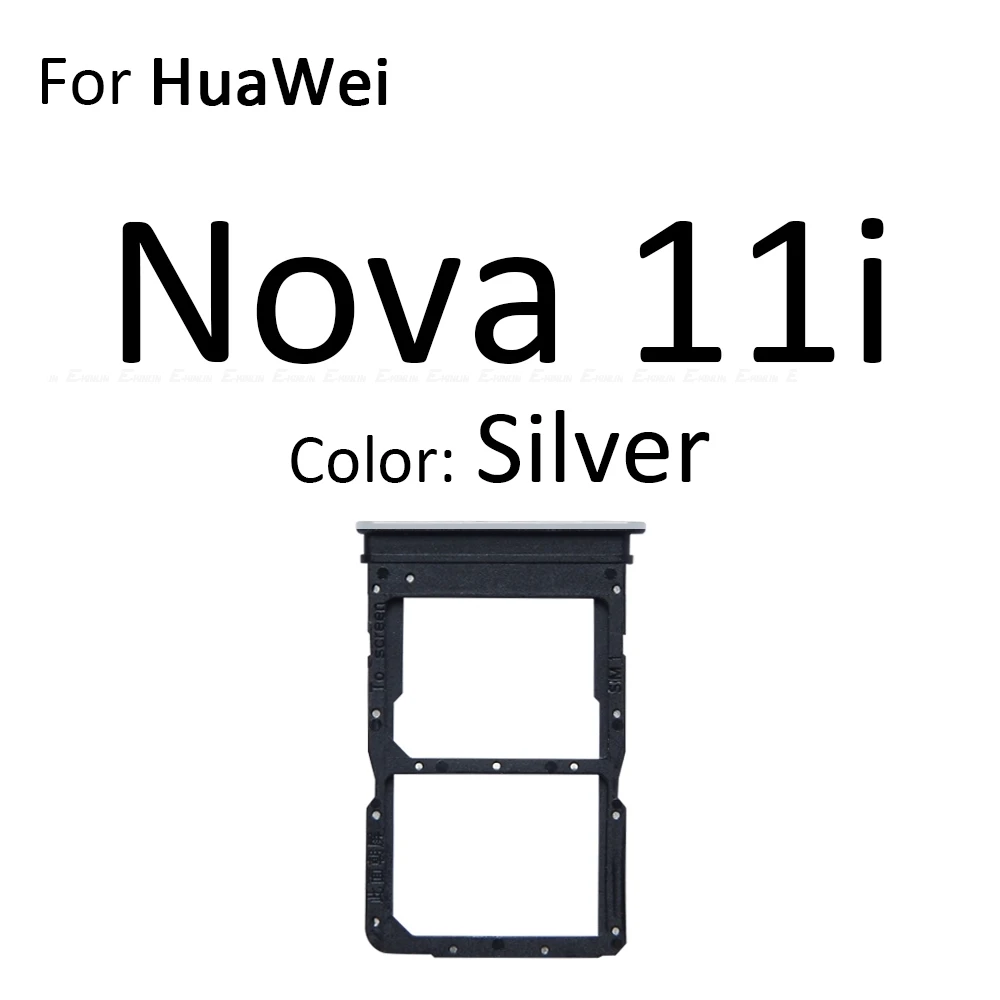 Sim مايكرو SD بطاقة محول مأخذ التوصيل الحاويات موصل حامل فتحة قارئ صينية لهواوي نوفا 11 برو SE الترا 11i