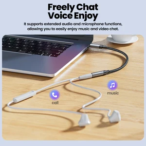 Toocki-Macho für weibliches Aux-Kabel, Audioerweiterung, Mikrofonlautsprecherkabel, Auto-Headset, Samsung, TV-Box, Laptop, 3,5 mm 6 Hauptverkauf Cordalla für Sprecher - №3