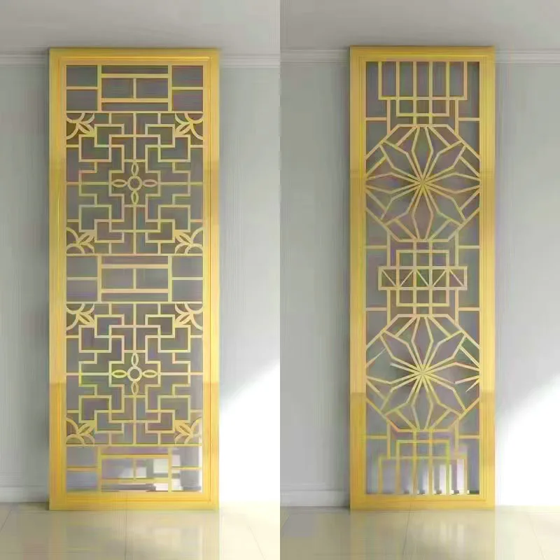 Metal Living Room Divider Partition Wall Divider Partition Panel Separator Screen & Room Divider for Living Room Home