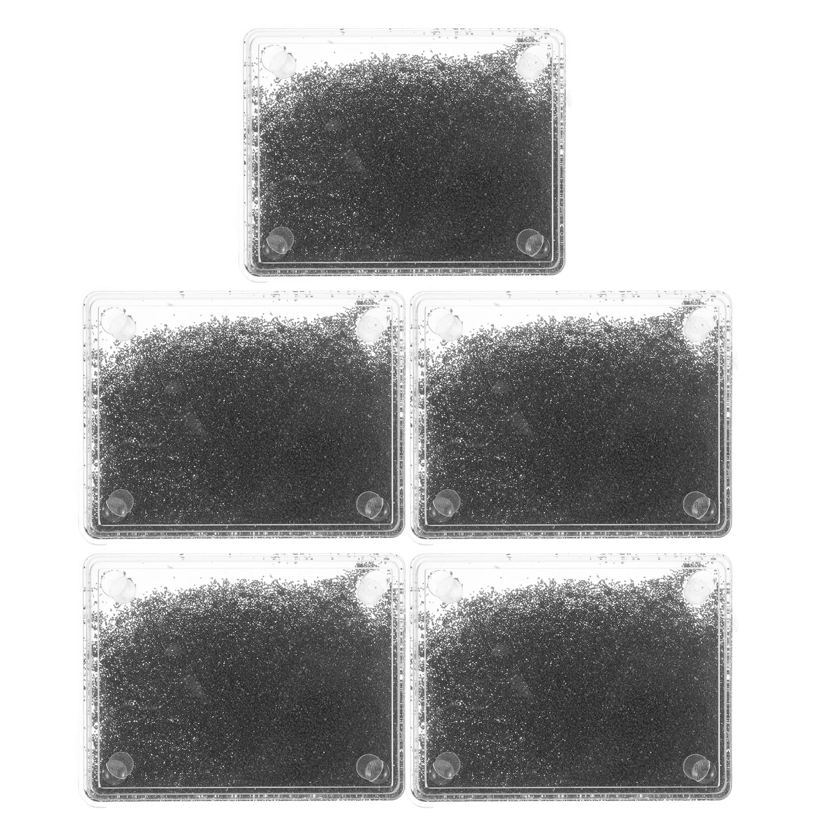 5 uds campo magnético polvo de hierro instrumentos de enseñanza de ciencias kits de experimentos de física aprendizaje de magnetismo en el aula