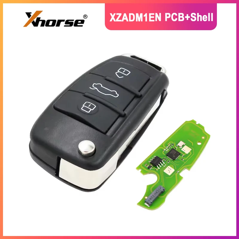 VVDI Xhorse XZADM1EN Global Version XT27B Chip Audi Style Universal HU66 Blade Flip Car Remote Key For Audi A3 A4 A6 Q3 Q5..