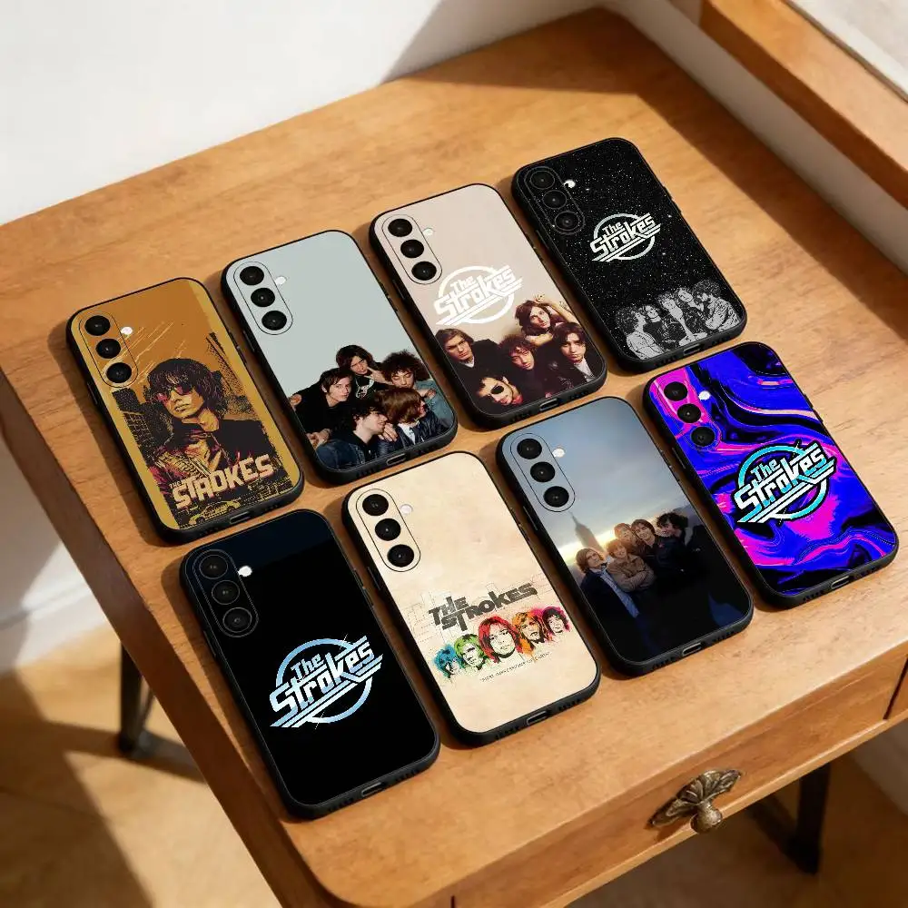 

Rock Band T-The S-strokes Phone Case For Samsung Galaxy A20,21s,22,31,32,52,53,72,73,80,91 Soft Black Shell