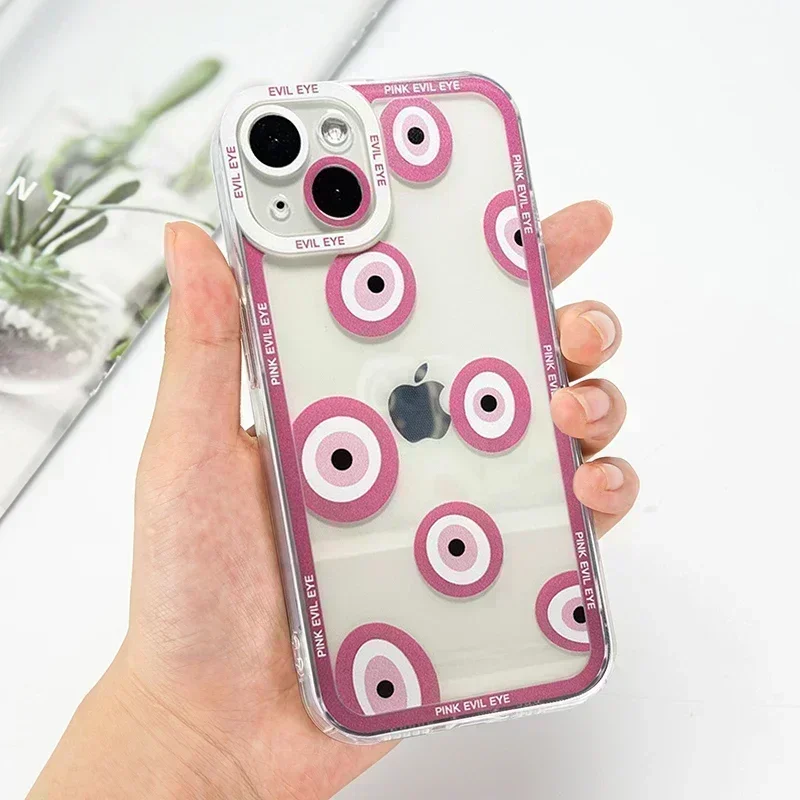 Lucky Eye Blue Evil Eye Print Phone Case For Xiaomi Mi 13 12 11 Lite 12T 13T Poco X5 F5 X3 Pro Redmi Note 13 12 12S 11 10S Cover