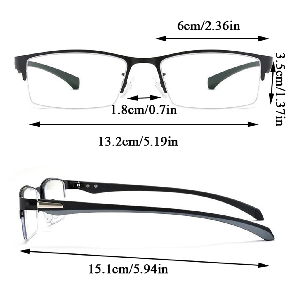 Magnifier Photochromic Eyewear Multifocal Smart Zoom Sunglasses Anti-blue Light Both Near And Far Eyewear Classic Metal Frame