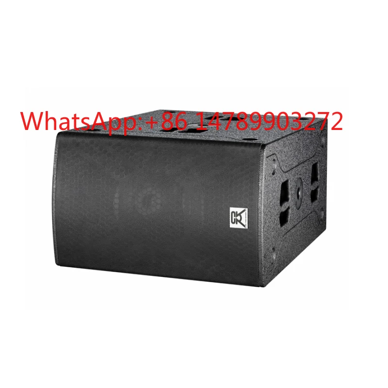 Dual 15 Inch Neodymium Subwoofer Speaker Wooden High Power Professional Stage Karaoke Audio System