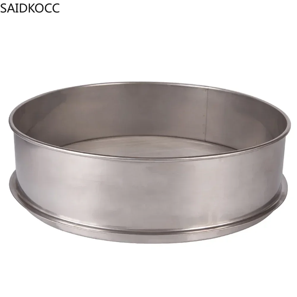 

SAIDKOCC Diameter 30CM Height 10CM SUS All Stainless Steel Sieve For Electric Vibrating Machine Optional Mesh