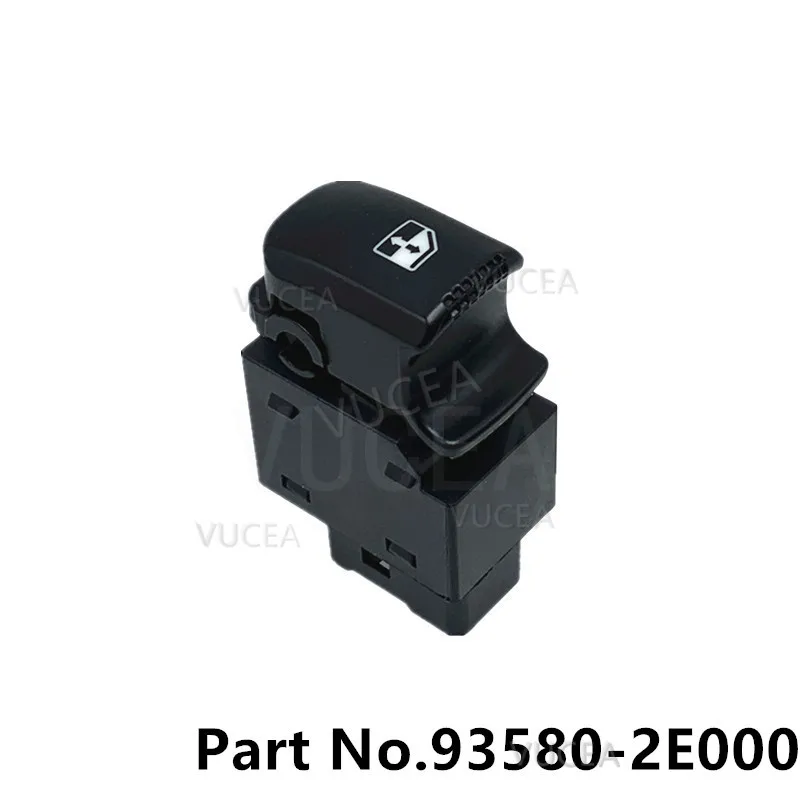 Plastic Single Power Window Lifter Switch For Hyundai Tucson 2005-10 93580-2E000