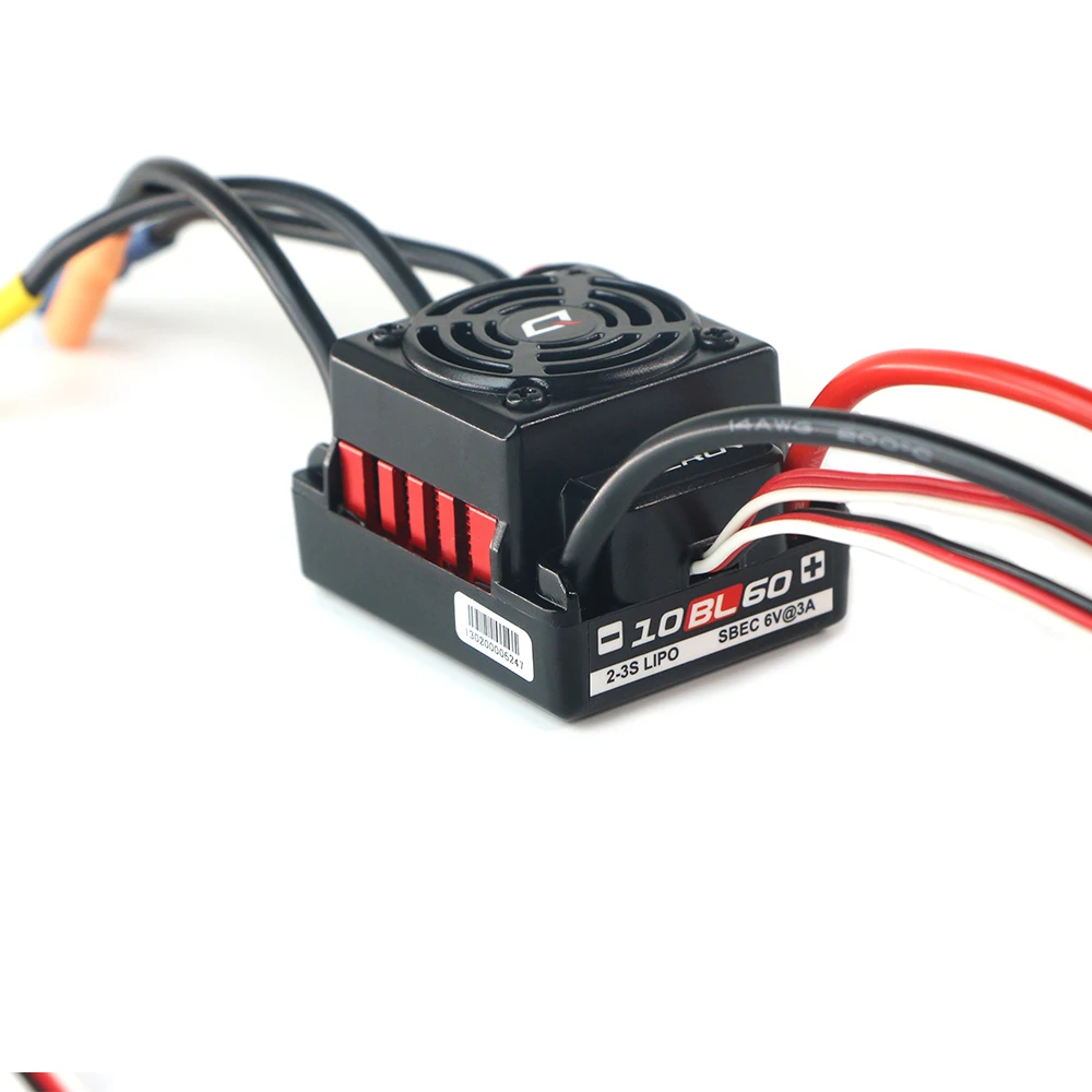 HobbyWing QuicRun WP 10BL60 Brushless Waterproof 60A ESC For 1/10 RC Car Buggy Truck Monster Truggy Rock Crawler RC4WD