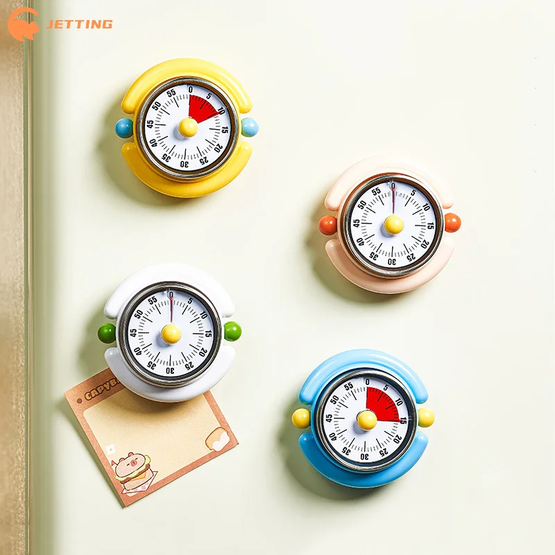 Elegant Vintage Kitchen Timer With Magnetic Attachment - 60-Minute Countdown & Audible Alarm, Perfect For Cooking, Office Tasks