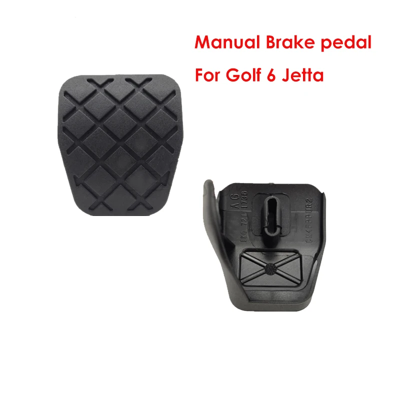 Manual Brake Clutch Pedal Rubber Sleeve Non-Slip Mat 1K0721173 1K0721174 For Jette Passat Tiguan Golf 6 MK6 Superb For Octavia