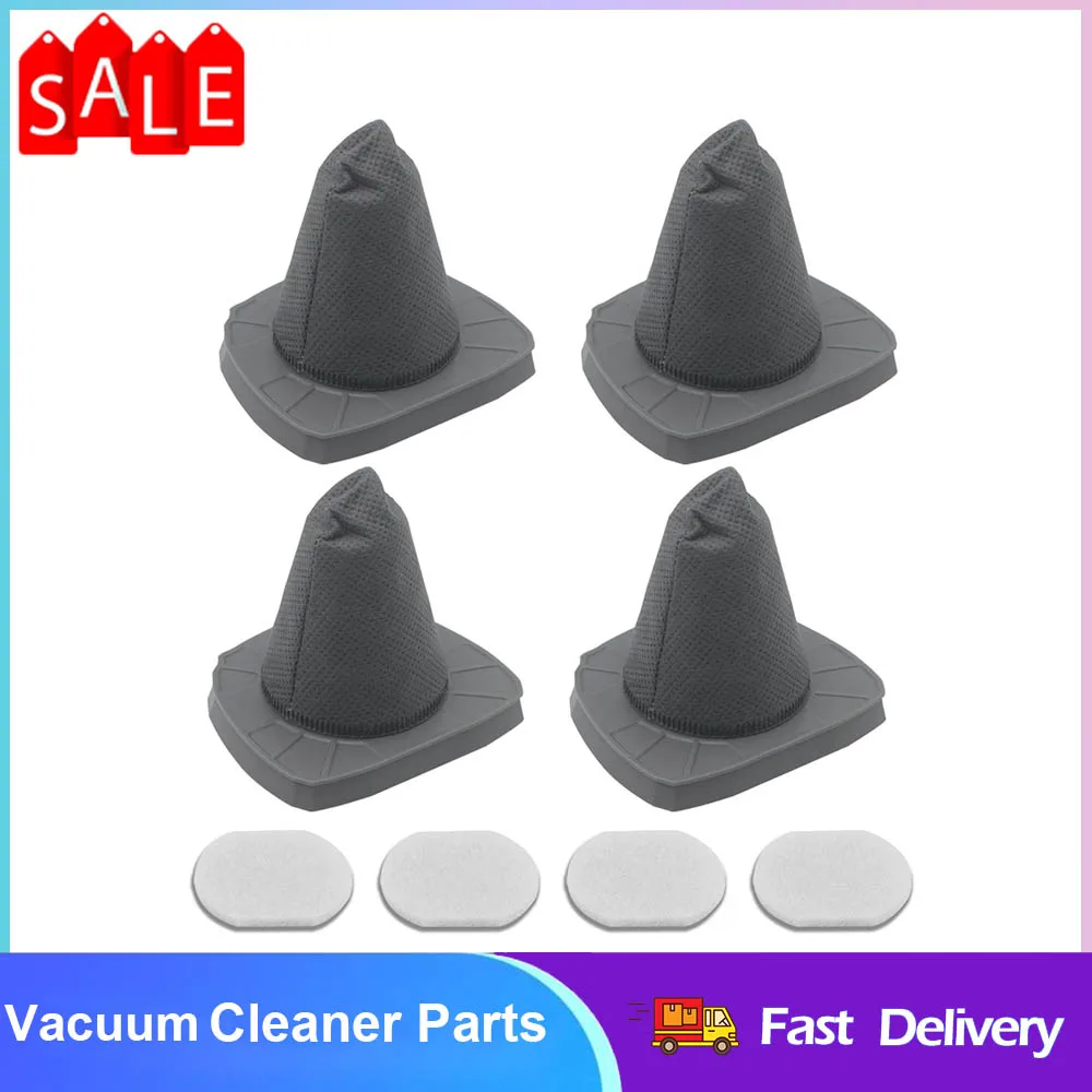 4PCS Cup Filters ST0106 For NES100 And For Black & Decker BDST1601 3-in-1 Corded Stick Vacuum Cleaner Pre-Motor Filters