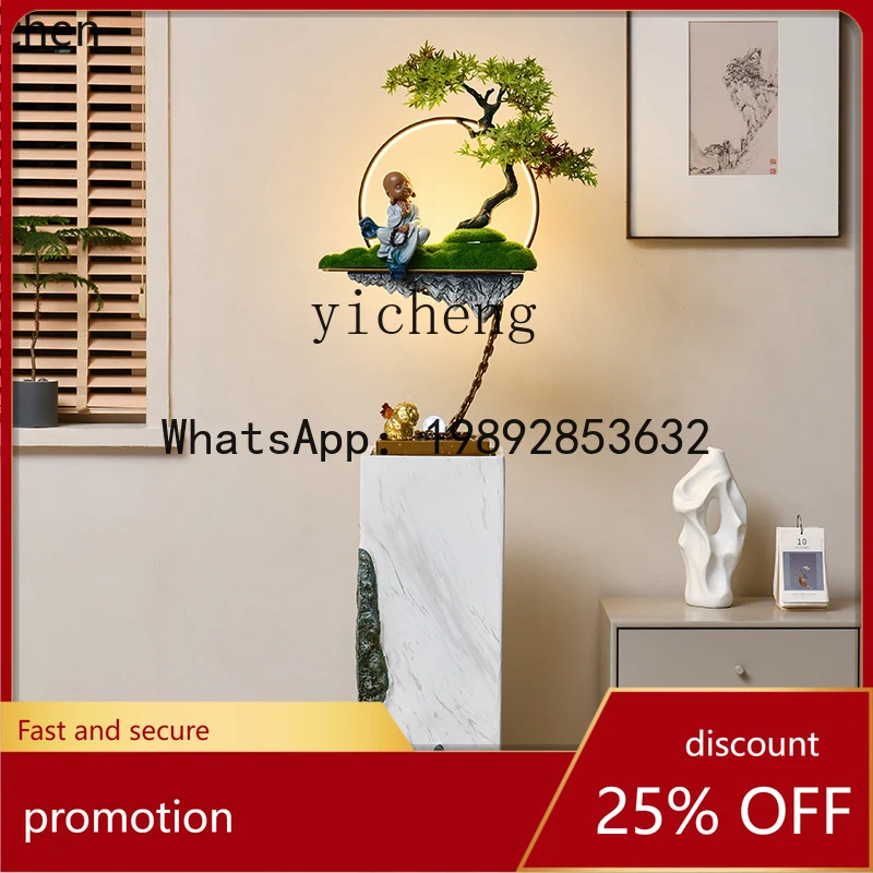 YFY floor-to-ceiling ornaments, living room entrance decorations next to the TV cabinet