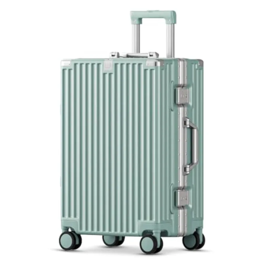 

20 Inch Carry-on with Cup Holder and USB Port Carry on Luggage 22x14x9 airline approved Carry on Luggage Durable Luggage Suitca