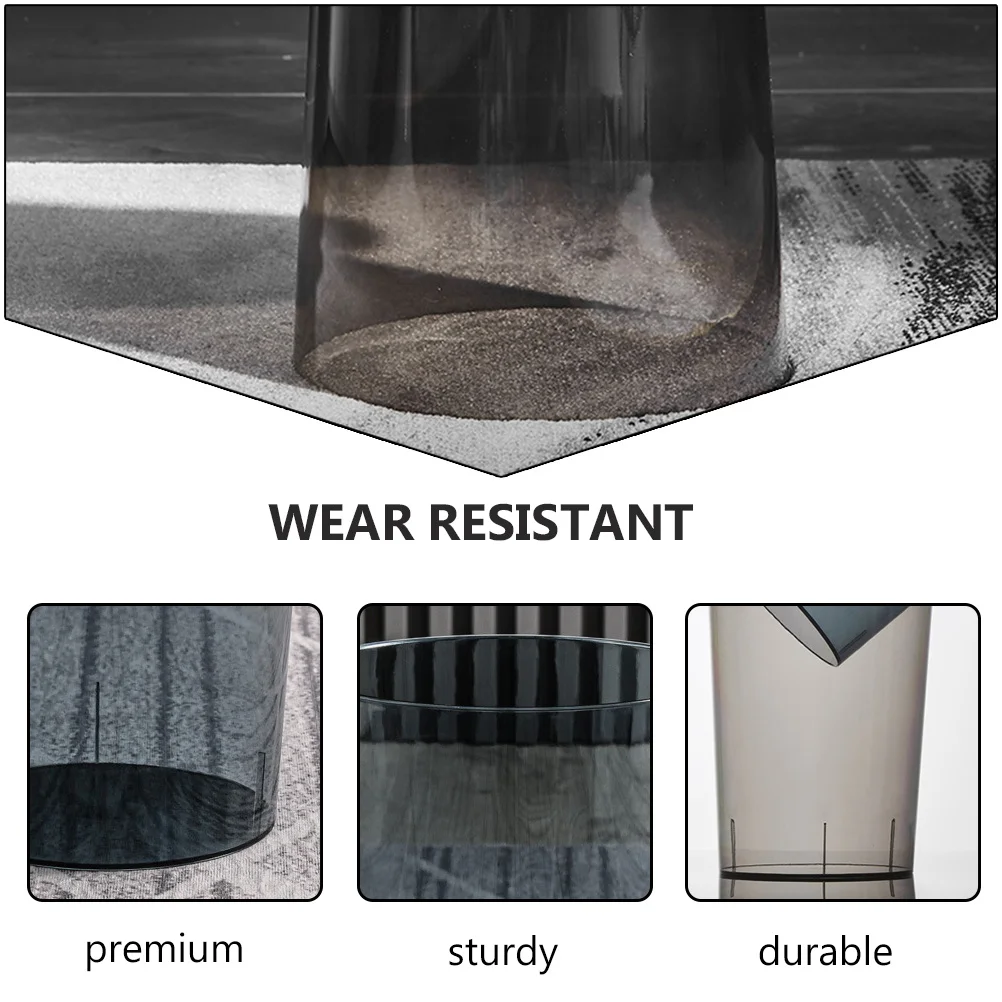 

Household Garbage Container Office Trash Bucket Modern Style Wastepaper Basket Storage Bin Material Easy Moving Living