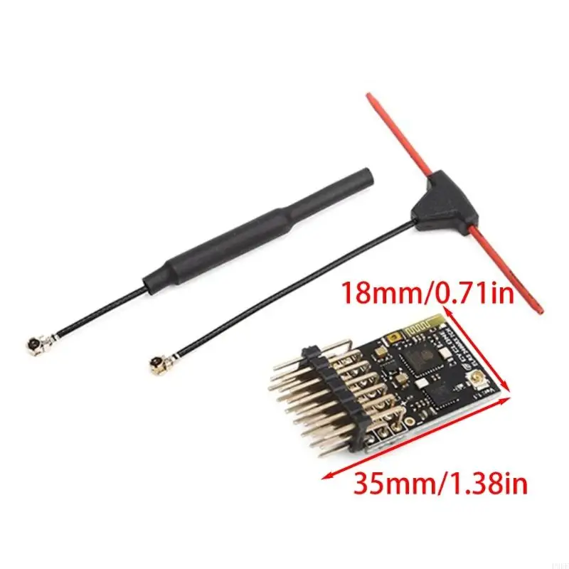 1/2/4 Uds ELRS 2,4G 7CH receptor PWM módulo receptor de 7 canales para Quadcopter FPV Traverser y modelos de ala fija fácil de usar