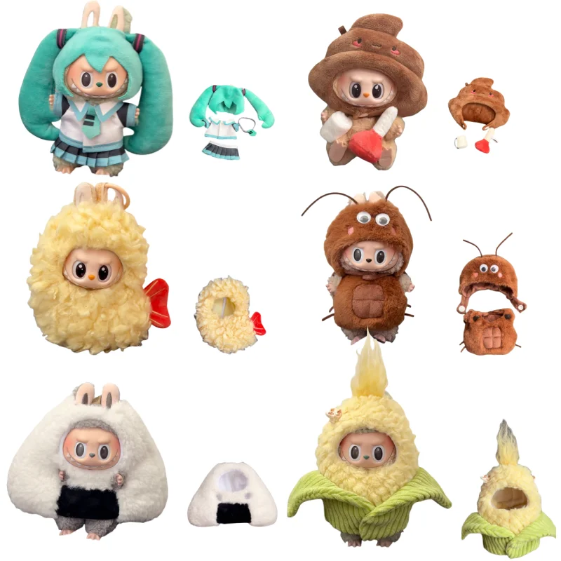 

In Stock For 17 Cm V1/V2/V3 Ropa Lafufu Clothes Fried Shrimp Onesie Explosion Cute Animal Clothes Outfit Display Kawaii Gift