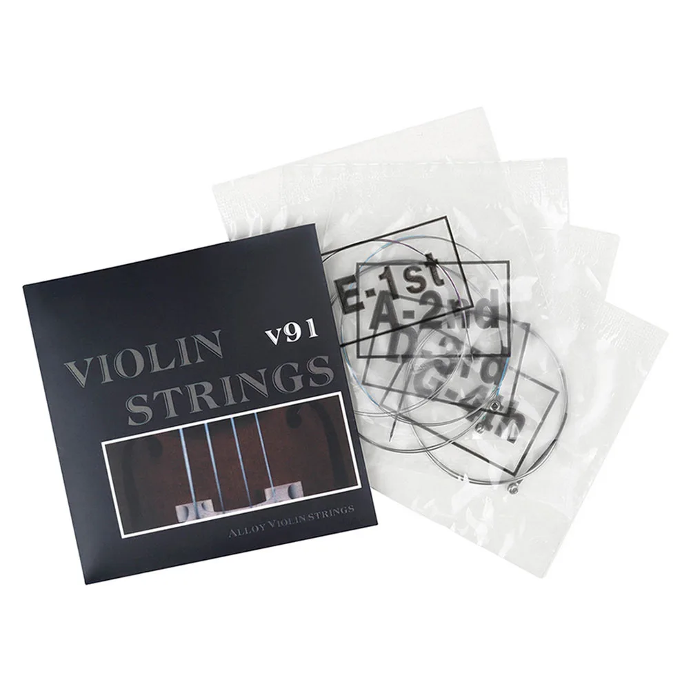 

4pcs Violin Strings Set Universal Metal Core Replacement For Violin Accessories Full Kit Strings For Instruments Players