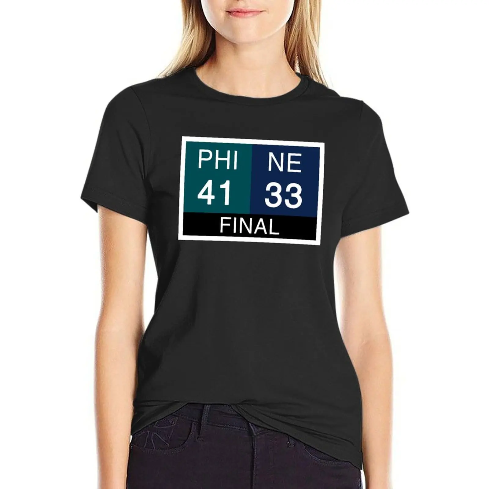 

LII Scoreboard T-Shirt vintage clothes lady clothes oversized tops Women