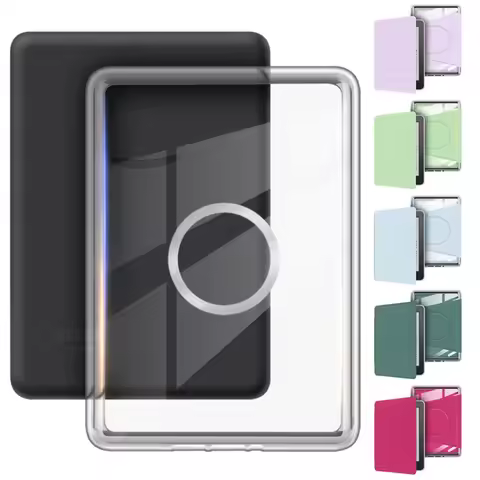 Auto Wake/Sleep e-Reader Case Detachable Acrylic Magnetic Cover Adjustable for Kindle Paperwhite 12th Gen 2024 7 inch Colorsoft