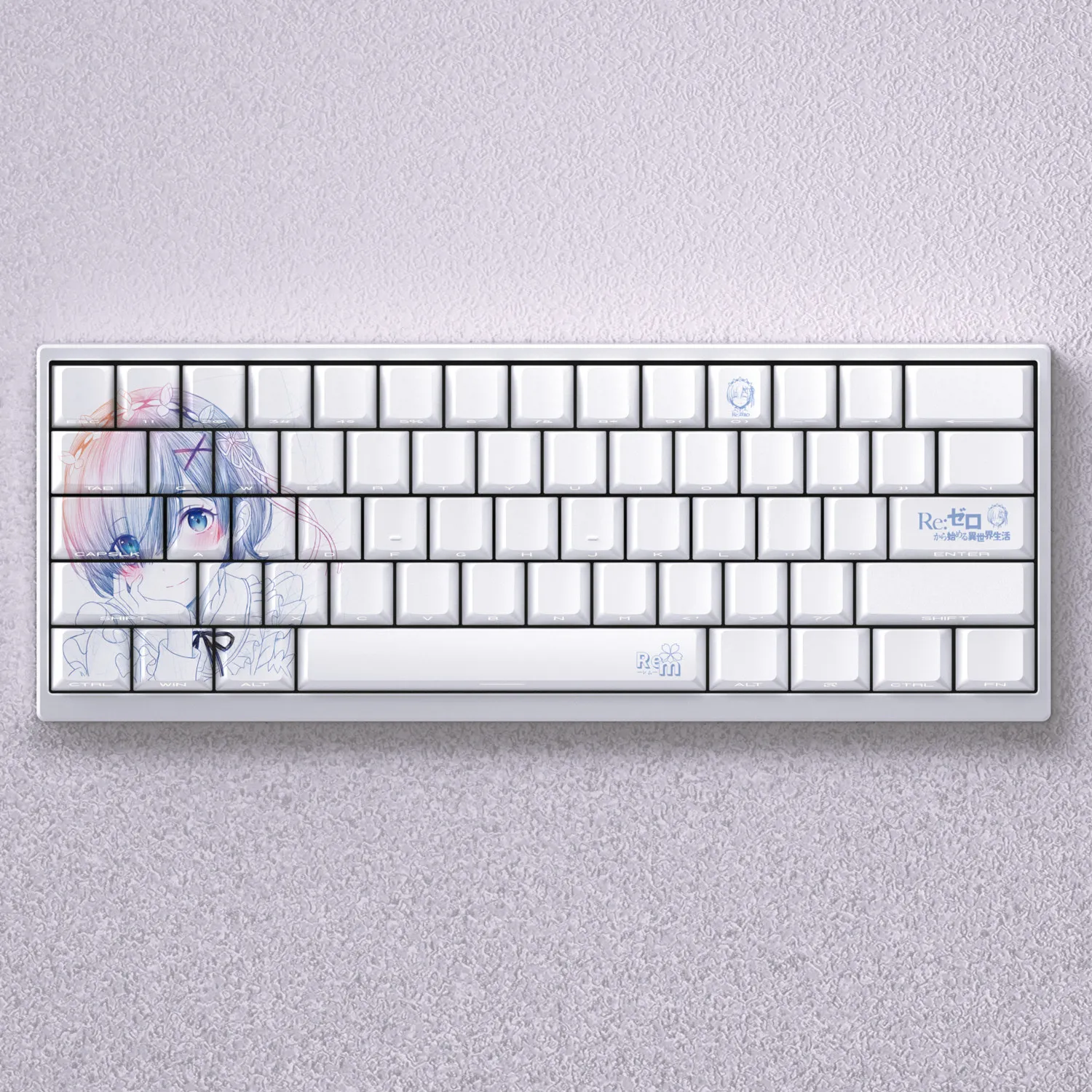 Rem Anime Keycaps PBT Dye Sublimation Cherry Height for Mechanical Keyboard Japanese MACHENIKE K500 AULA F75 Ajazz Ak820 view 2