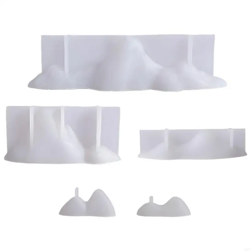16FC Hill DIY Silicone Mould Set Easy to Use Resin Plaster Soap Making Moulds