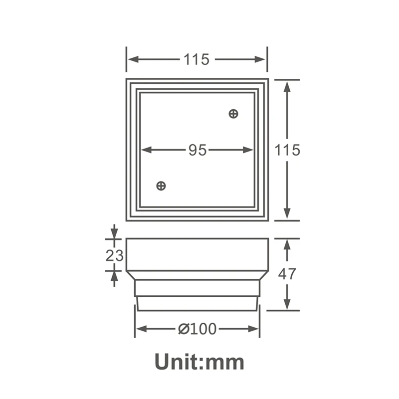 Imagem -02 - Desodorizante de Fluxo Grande e Insect Proof Copper Floor Drain Banheiro e Varanda Universal Preto 115x115 mm Quente