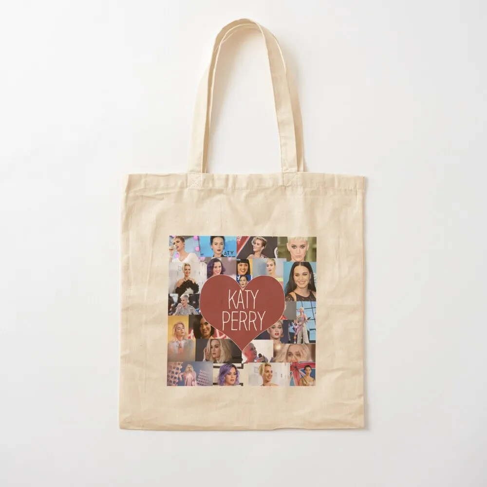 I love Katy Perry Katy Perry Collage Tote Bag Women's shopper bag Women's beach bags woman shopping bag female