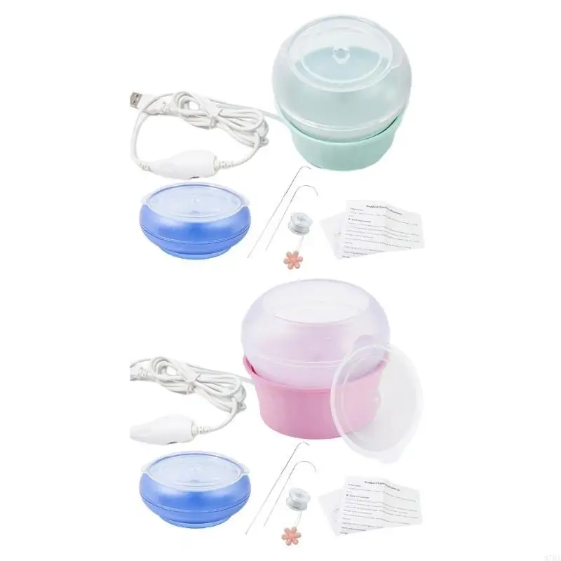 

Наборы электрических прядильщиков для глиняных бусин 97BA с нитевдевателем, нитью и маленькой большой чашей для бисера