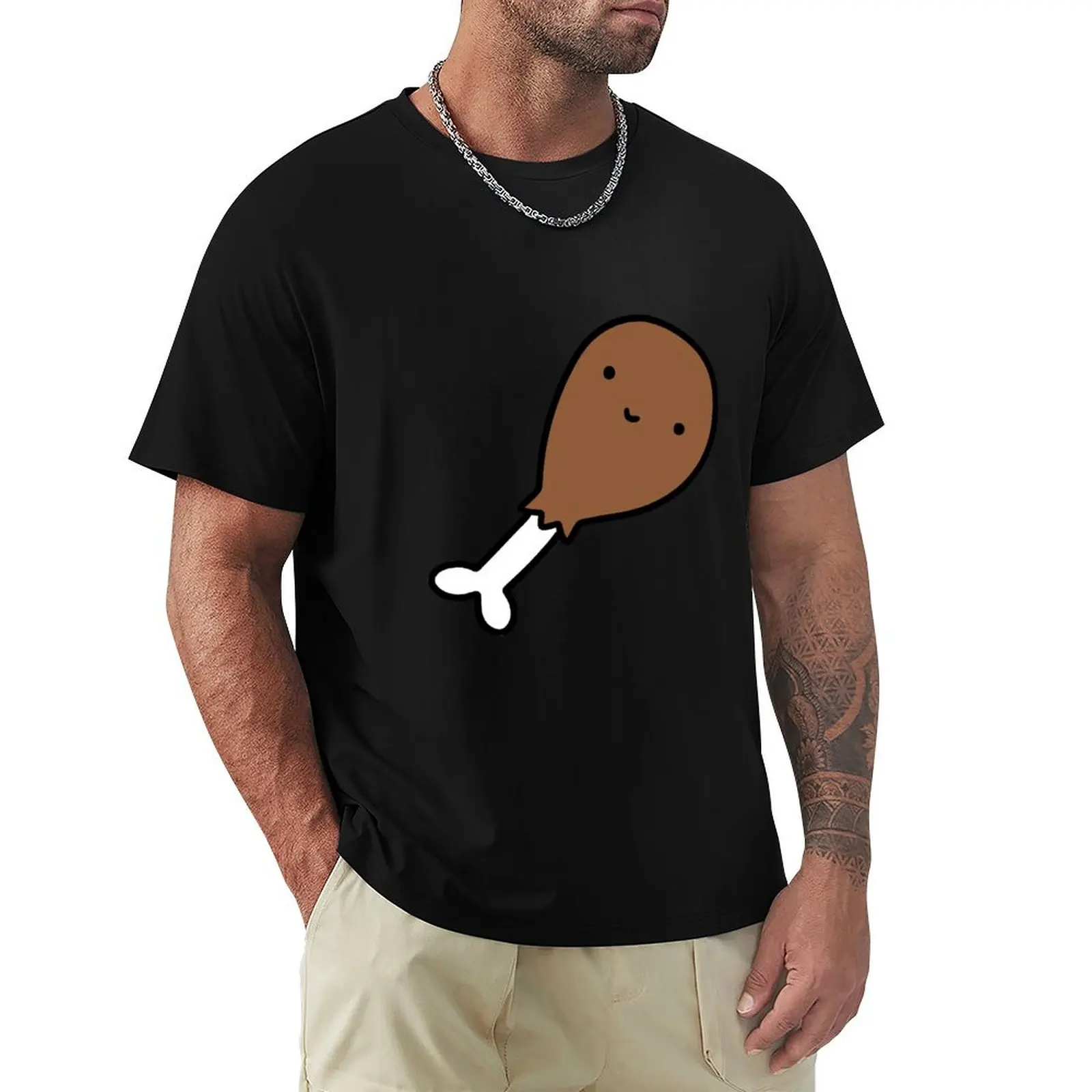 

Cute Drumstick T-Shirt Fashion Casual Short Sleeve Top