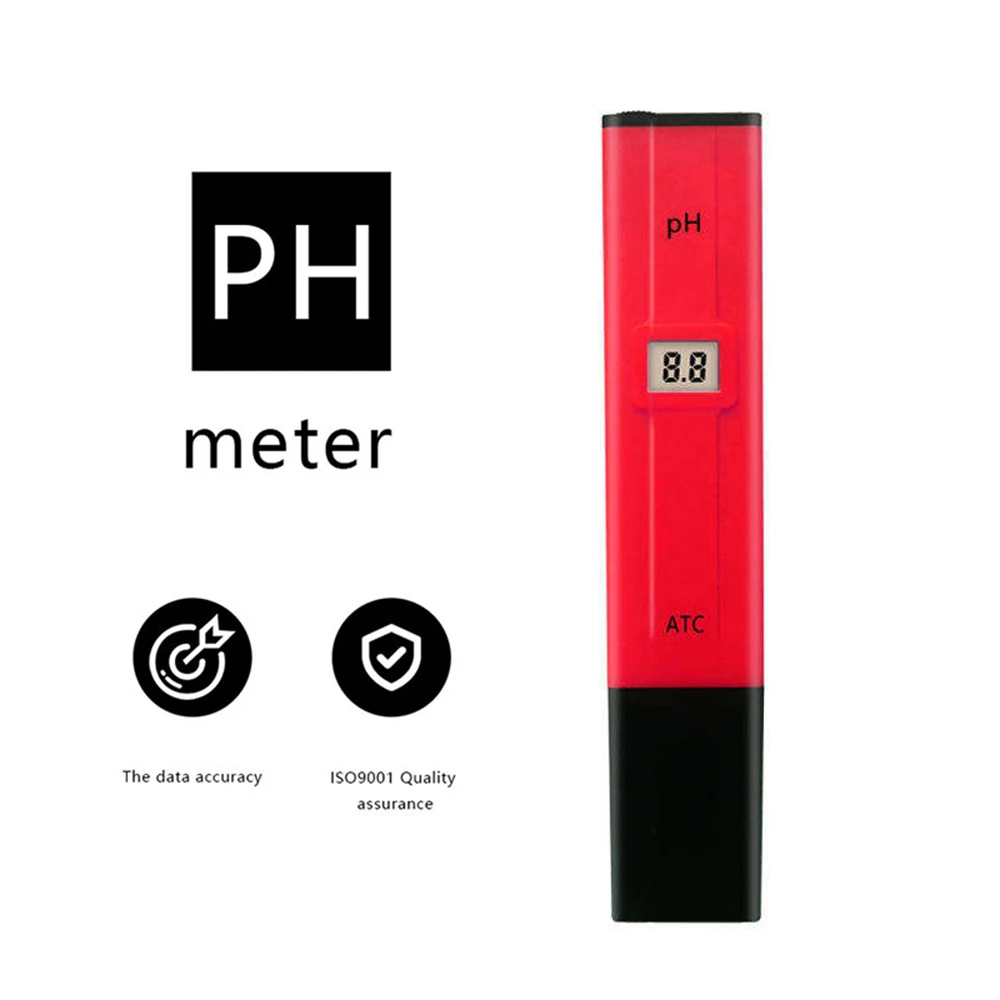 Portable pH Tester Pen High Accuracy Pocket size Electronic pH Meter for Testing Water PH009 PH Meters